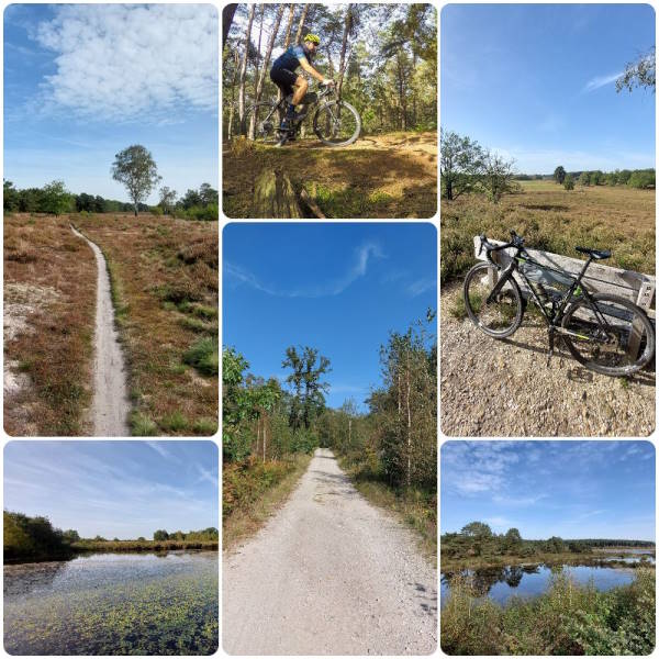 Sfeerbeeld van de route Limburgse Heide